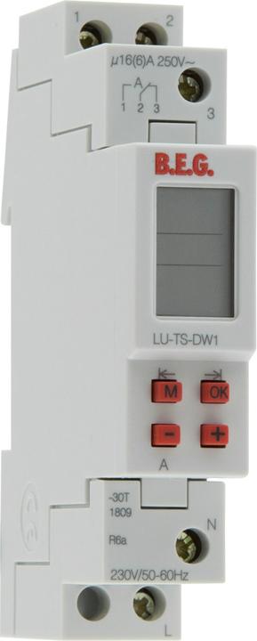 BEG 92656 Horloge hebdomadaire / numérique TS-DW1 ws