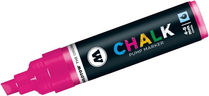 Actual product image Molotow Window marker chalk refillable 4-8mm neon pink (Neon pink, 8 mm, 1 x)
