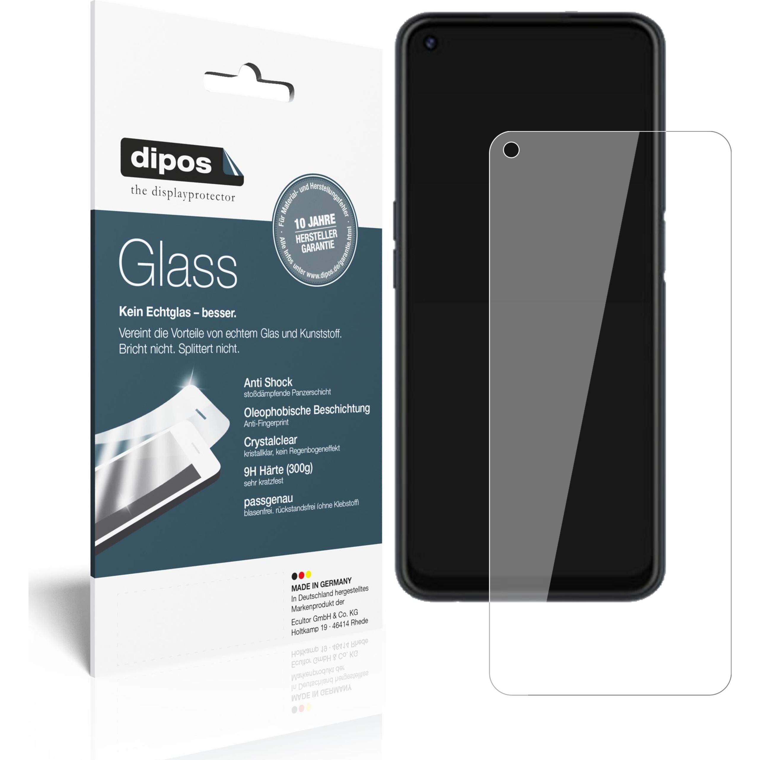 Dipos Displayschutz Anti-Shock (2 Stück, Oppo A72), Smartphone Schutzfolie, Transparent