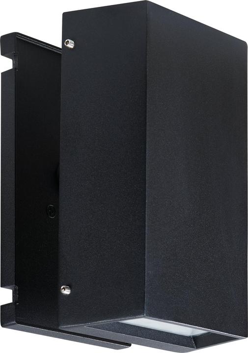 Actual product image EGLO 900886 SPONGANO LED Outdoor Wall/Ceiling Luminaire 2x5W 20cm Black Controllable Light Colour IP65 (600 lm, IP65)