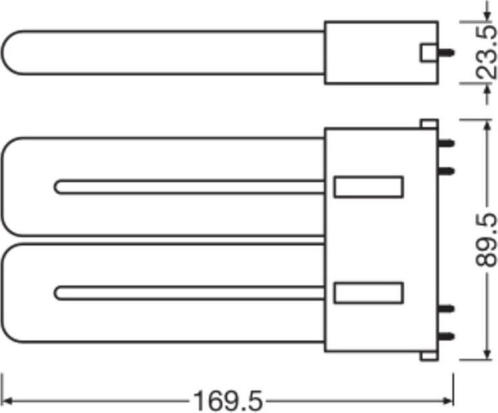 Produktbild Osram Dulux F (2G10, 12 W, 1350 lm, 1 x, E)