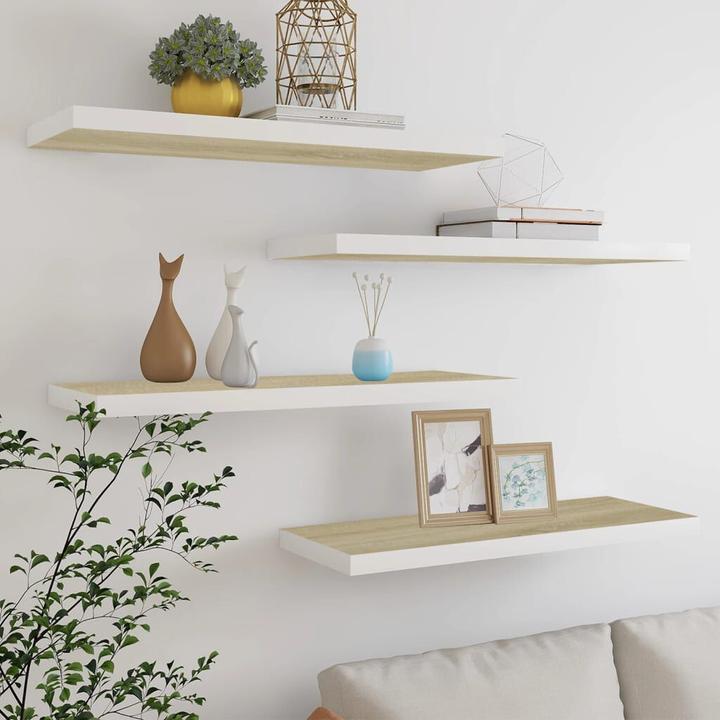 Actual product image vidaXL Wandregal (23.50 x 80 x 3.80 cm)