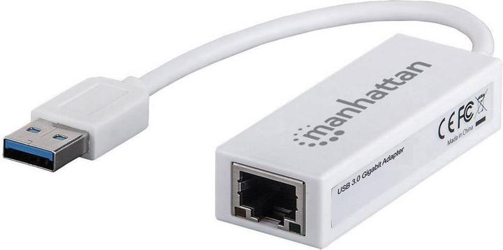 Image du produit Manhattan Adaptateur USB vers Ethernet (USB, RJ45 (1x))