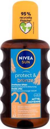 Immagine prodotto NIVEA Sun Protect & Bronze Oil Spray (Olio abbronzatura, SPF 20, 200 ml, 150 g)