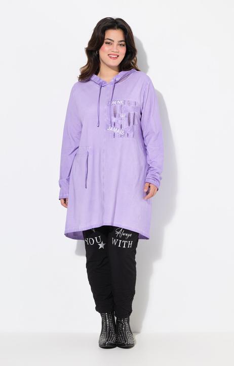 Image du produit Angel of Style Long-Sweatshirt, oversized, Netz-Kapuze (42)