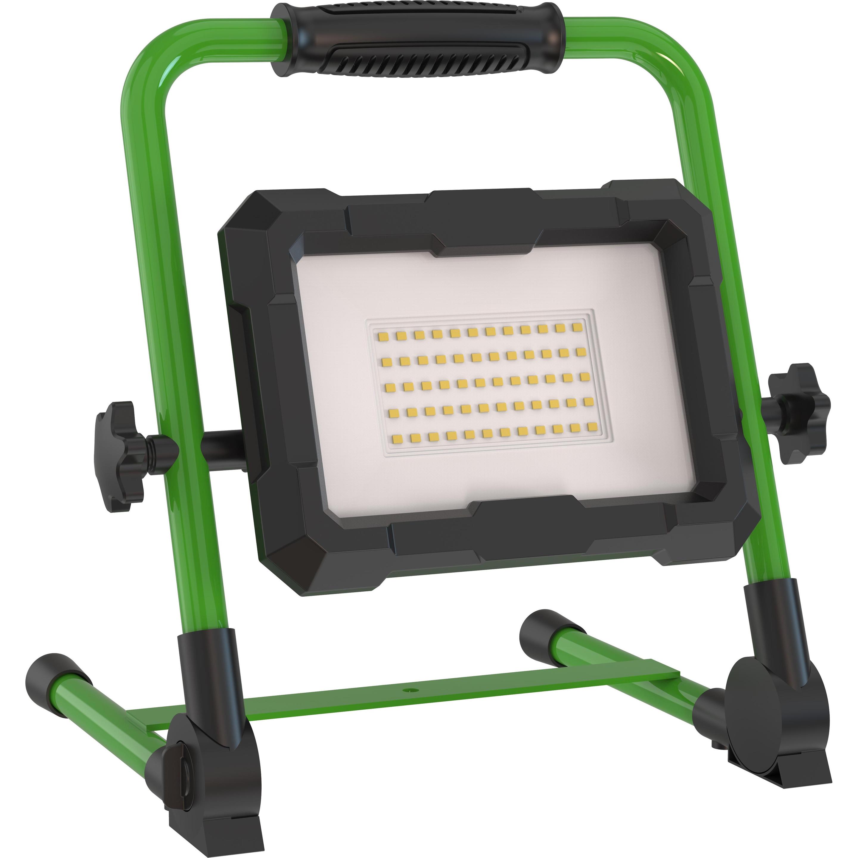 Berg, Illuminazione da lavoro, LED-STRAHLER BCL FOLD LED 50 AKKU - IP54 inkl. Fussgestell