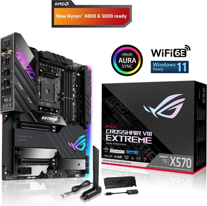 Produktbild ASUS ROG Crosshair VIII Extreme ROG (AM4, AMD X570, E-ATX)