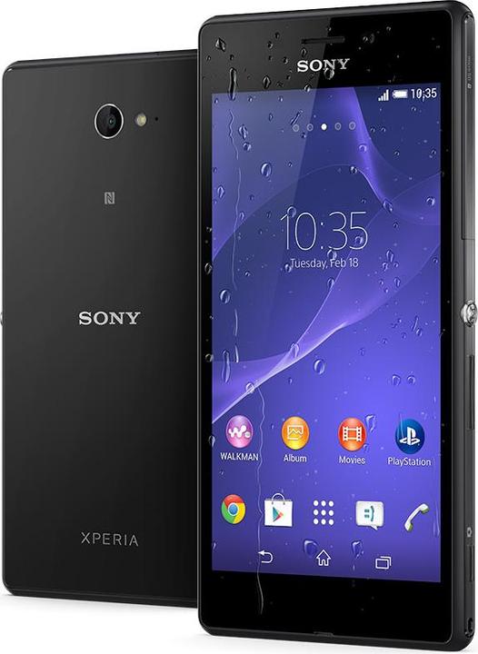 Sony Xperia M2 Aqua (8 Go, Noir, 4.80", 4G)