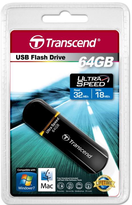 Produktbild Transcend JetFlash 600 (64 GB, USB-A, USB 2.0)