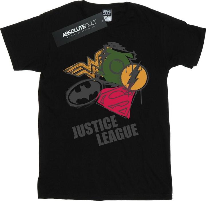 Produktbild Justice League Spray Logos TShirt Jungen (152, 158)