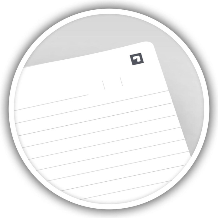 Actual product image Oxford Spiral book Black 'n Red (A4, Lined, Hardcover)