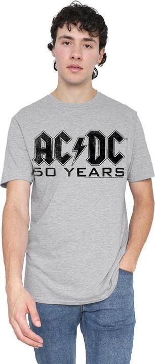 Actual product image AC/DC Mens 50 Years Logo T-Shirt (5XL)