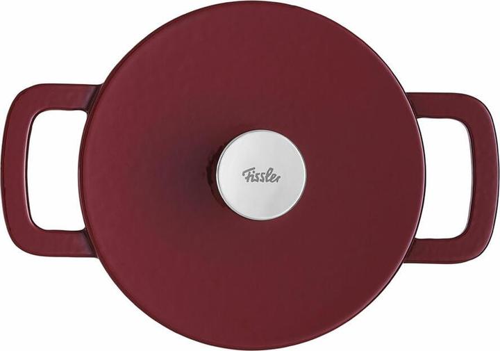 Image du produit Fissler Cocotte en fonte ronde, Bourgogne rouge (20 cm, Cocotte + faitout, Fonte)
