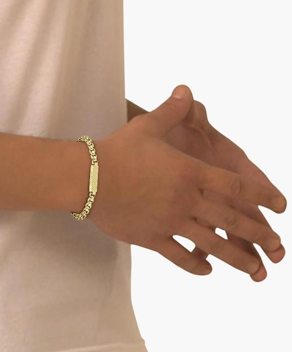 Produktbild Lacoste Stylish Gold-Plated Bracelet For Men Lessentiel 2040124 (Edelstahl)