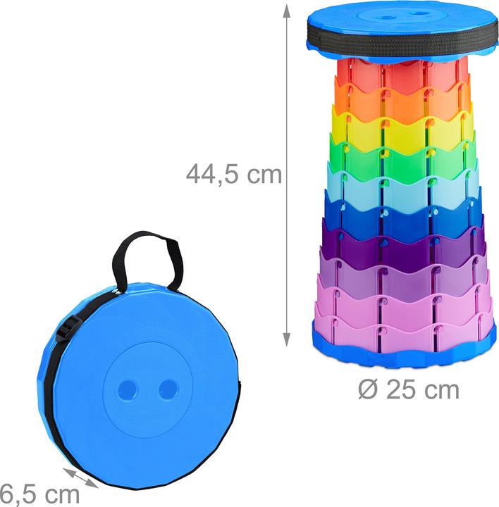 Produktbild Relaxdays Teleskophocker