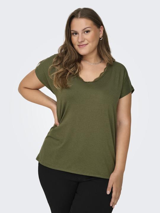 Produktbild Only Normal geschnitten V-Ausschnitt Curve Top Top (S)