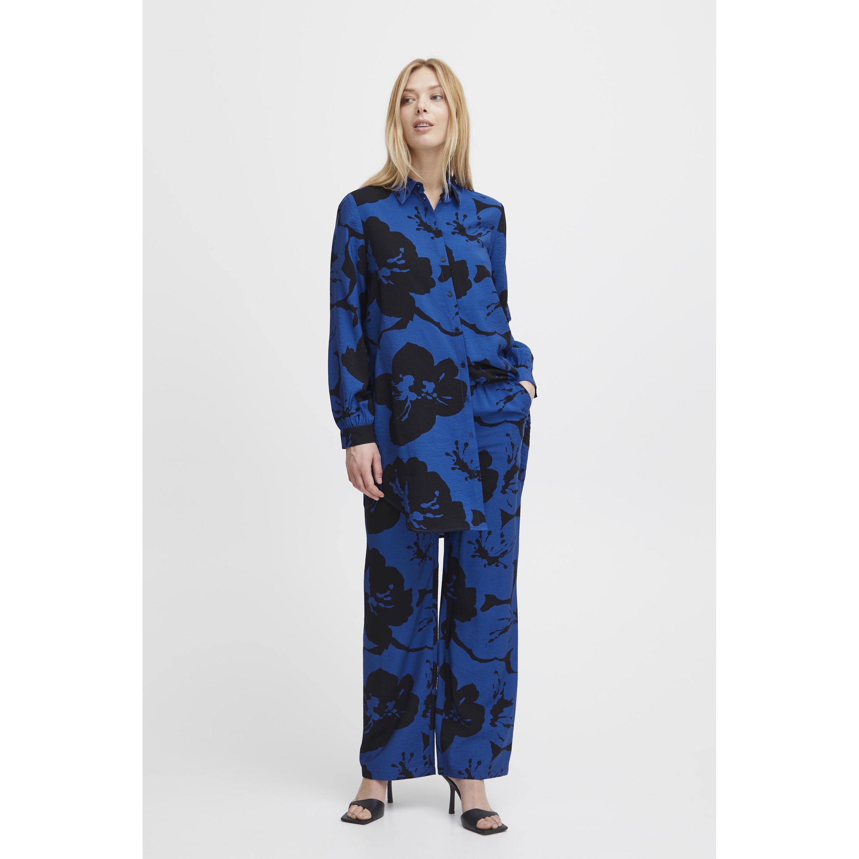 Thumbnail - B.young, Damen, Hosen, damenhosen ibine aop, Blau, (34)