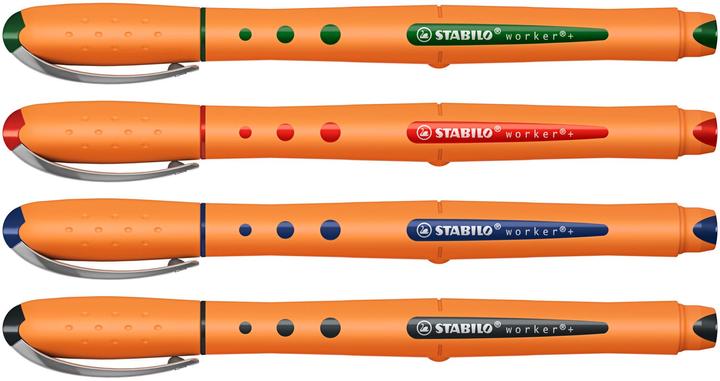 Produktbild STABILO worker+ Tintenroller (Grün, 1 x)