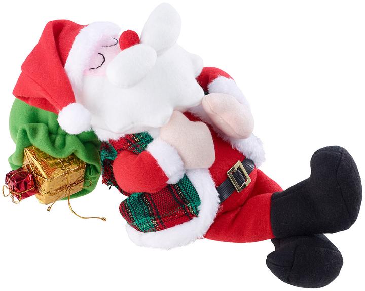 Produktbild Infactory Schlafender Weihnachtsmann mit Atem-Bewegungen und Schnarch-Geräuschen
