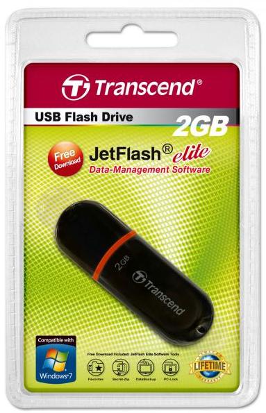 Produktbild Transcend JetFlash 300 (2 GB, USB 2.0)