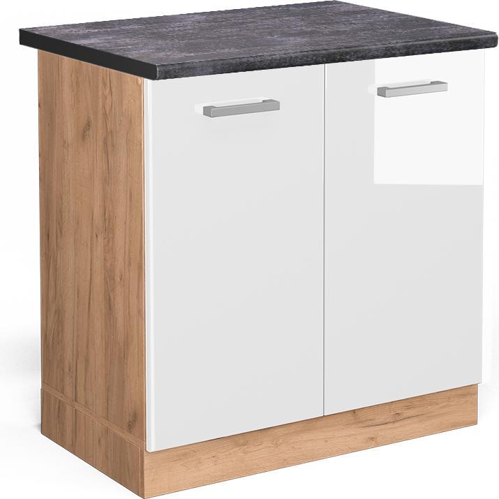 Anthrazit, Goldkraft Eiche, Weiss Hochglanz