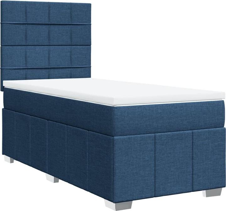 Produktbild vidaXL Bo x springbett mit Matratze 100 x 200 cm Stoff (100 x 200 cm)