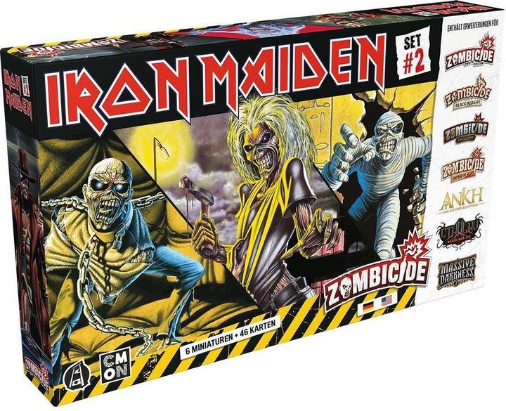 Cmon Zombicide - Iron Maiden Character Pack 2, gioco da tavolo, per 1-6 giocatori, a partire da 14 anni. (Inglese, Tedesco, 1 - 6 Giocatori)
