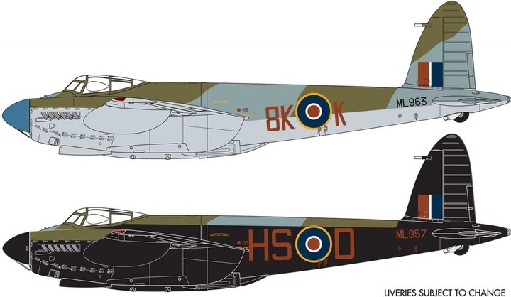 Actual product image Airfix De Havilland Mosquito B.XVI
