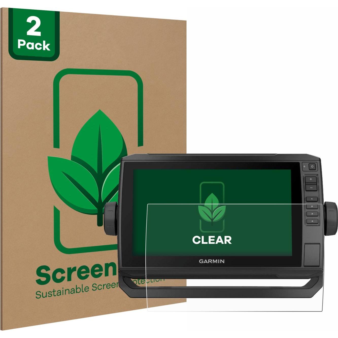 ScreenLeaf Schutzfolie nachhaltiger Displayschutz Displayschutzfolie Folie Klar Transparent, Smartwatch Schutzfolie, Tra...