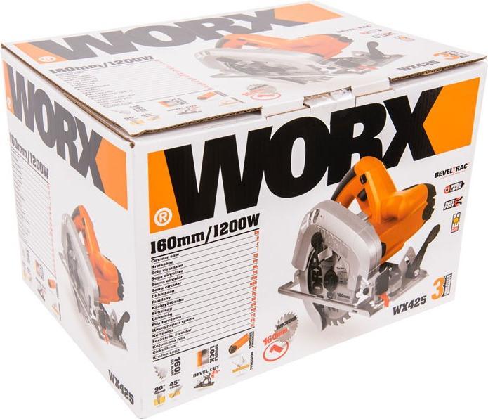 Actual product image Worx Hand circular saw 1200W WX425