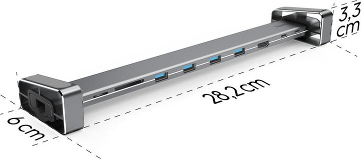 Actual product image Hama 9 in 1 USB-C (USB-C, 9 Ports)
