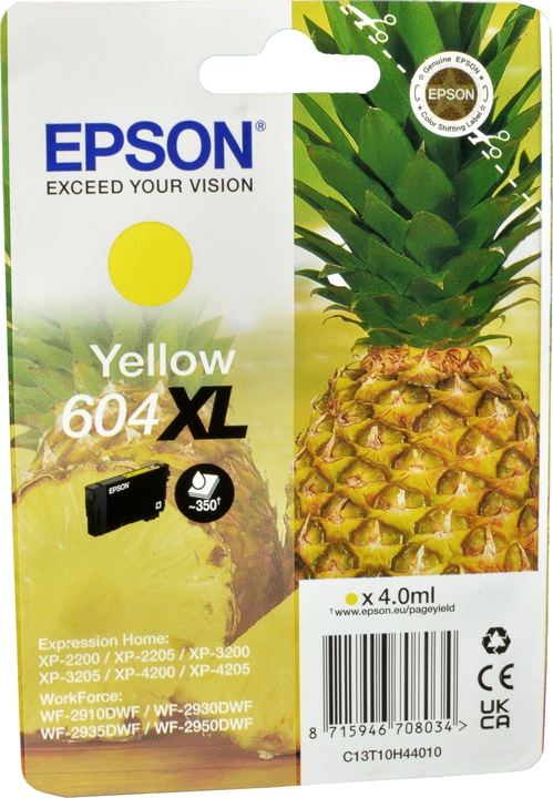 Actual product image Epson 604XL (Y)