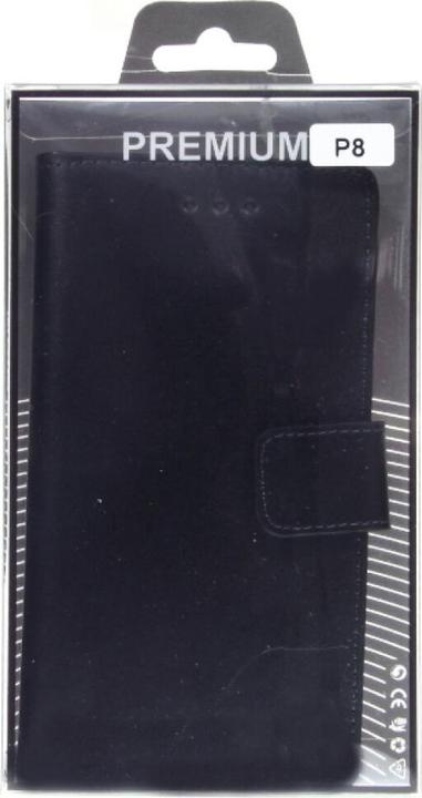 Immagine prodotto OEM Custodia a libro in pelle sottile per Huawei P8 - nero 4250710564330 (Huawei P8)