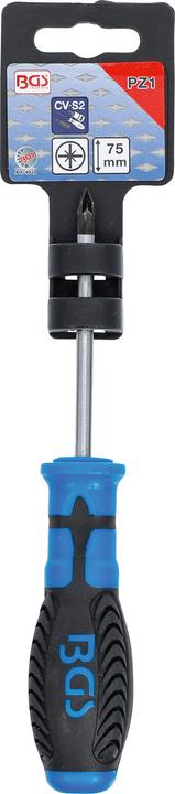 Produktbild BGS Schraubendreher Kreuzschlitz PZ1 Klingenlänge 75 mm (Pozidriv-Kreuzschlitz (PZ))