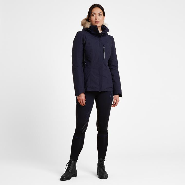 Produktbild Fouganza Winter-Reitjacke 580 wasserdicht Damen blau (XL)