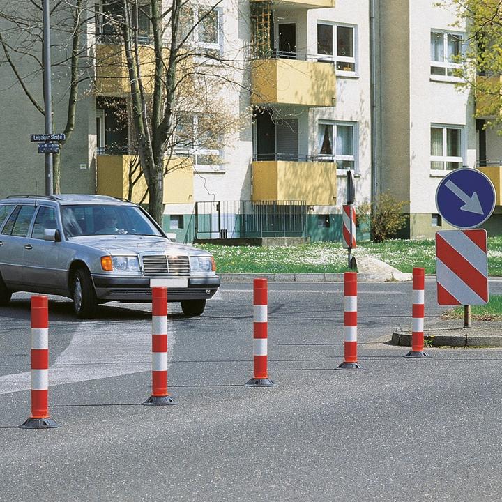 Image du produit Moravia FlexPin, 1000 mm rétroréfléchissant, rouge-blanc