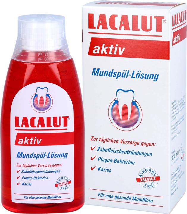 Image du produit Dr. Theiss Bain de bouche Lacalut actif, solution de 300 ml (300 ml, Bains de bouche)
