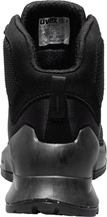 Actual product image Uvex Safety uvex 1 x-craft boot S1 PL 68012 black width 11 size 45 (S1P, 45)