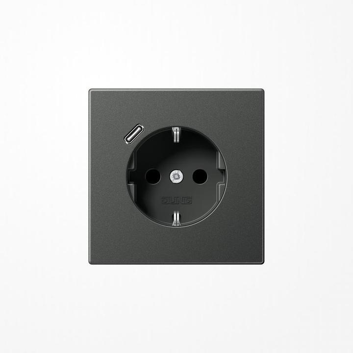 Produktbild JUNG AL1520-18CAN SCHUKO-Steckdose m.USB