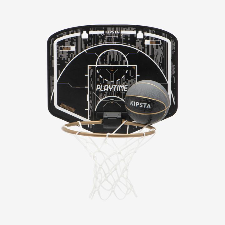 Kipsta Mini panier de basket - SK100 noir/or
