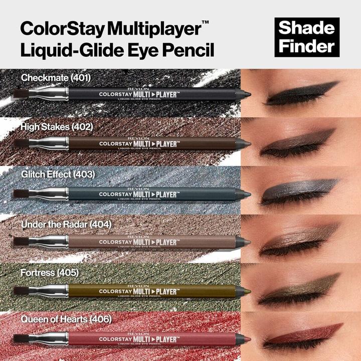 Produktbild Revlon ColorStay Multiplayer Versatile Eye Pencil with Integrated Blending Brush 404 Under the Radar (404 Under the Radar)