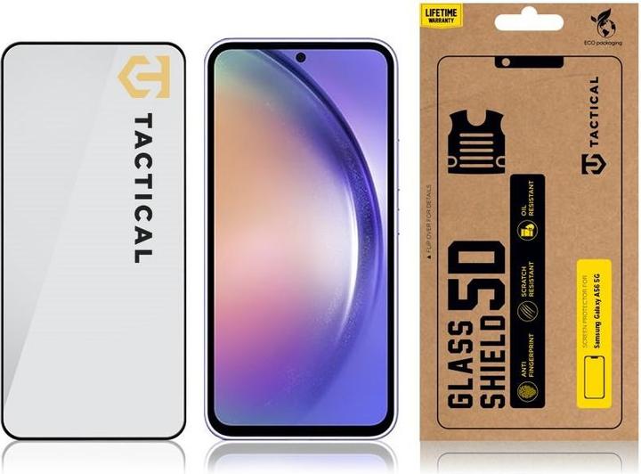 Produktbild Tactical Schutzglas Galaxy A56 Glass Shield 5D Schwarz (1 Stk., Samsung Galaxy A56)
