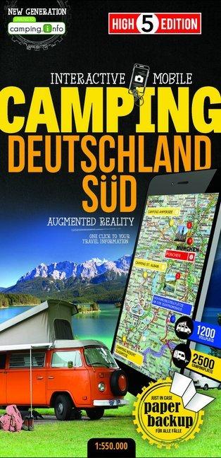 Produktbild High5 Campingkarte Deutschland Süd 550000