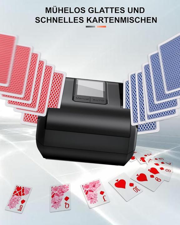 Actual product image Oblitzon Automatischer Kartenmischer für 1-2 Decks