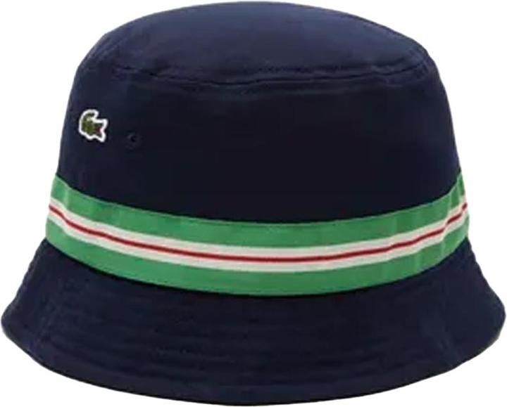 Immagine prodotto Lacoste Cappello a Secchiello Strisce Logo Adulto Unisex (M)