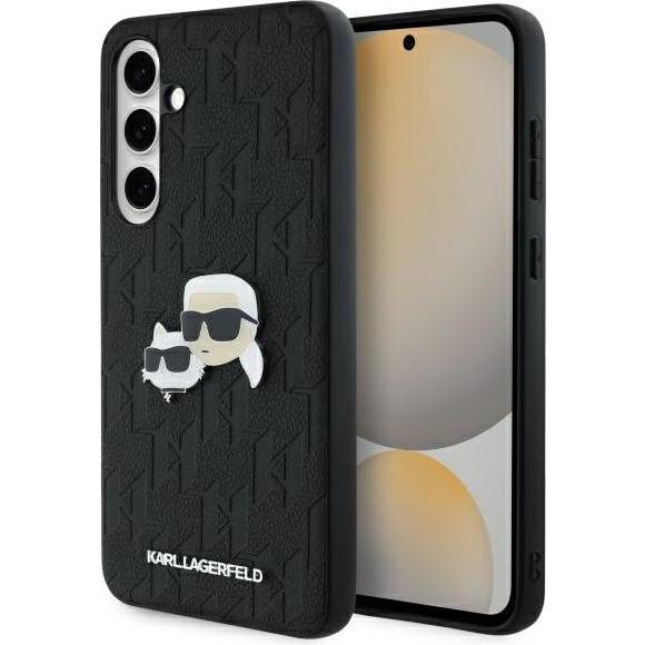 Karl Lagerfeld KLHCFEPGKLKCPK FE S721 black/black hardcase Monogram Karl&Chaoupette H (Samsung Galaxy S24 FE), Smartphon...