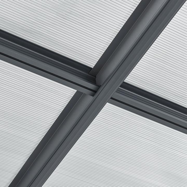 Actual product image Juskys Carport with flat roof