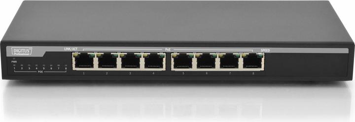 Actual product image Digitus 8-Port PoE GB Desktop Switch (8 ports)