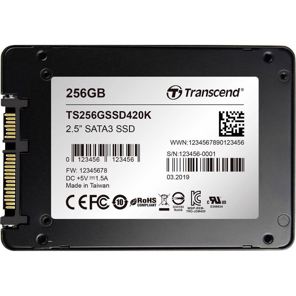 Thumbnail - Transcend SSD420K (256 GB, 2.5"), SSD