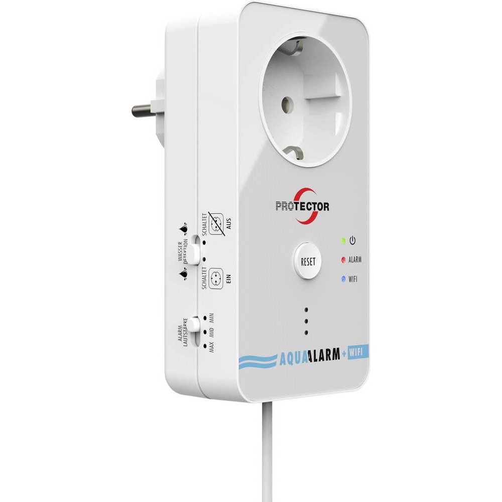 Protector, Gefahrenmelder, Wassermelder WA 11 mit WiFi Alarmweiterleitung, für Steckdose